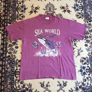 Vintage Sea World graphic tee single stitch